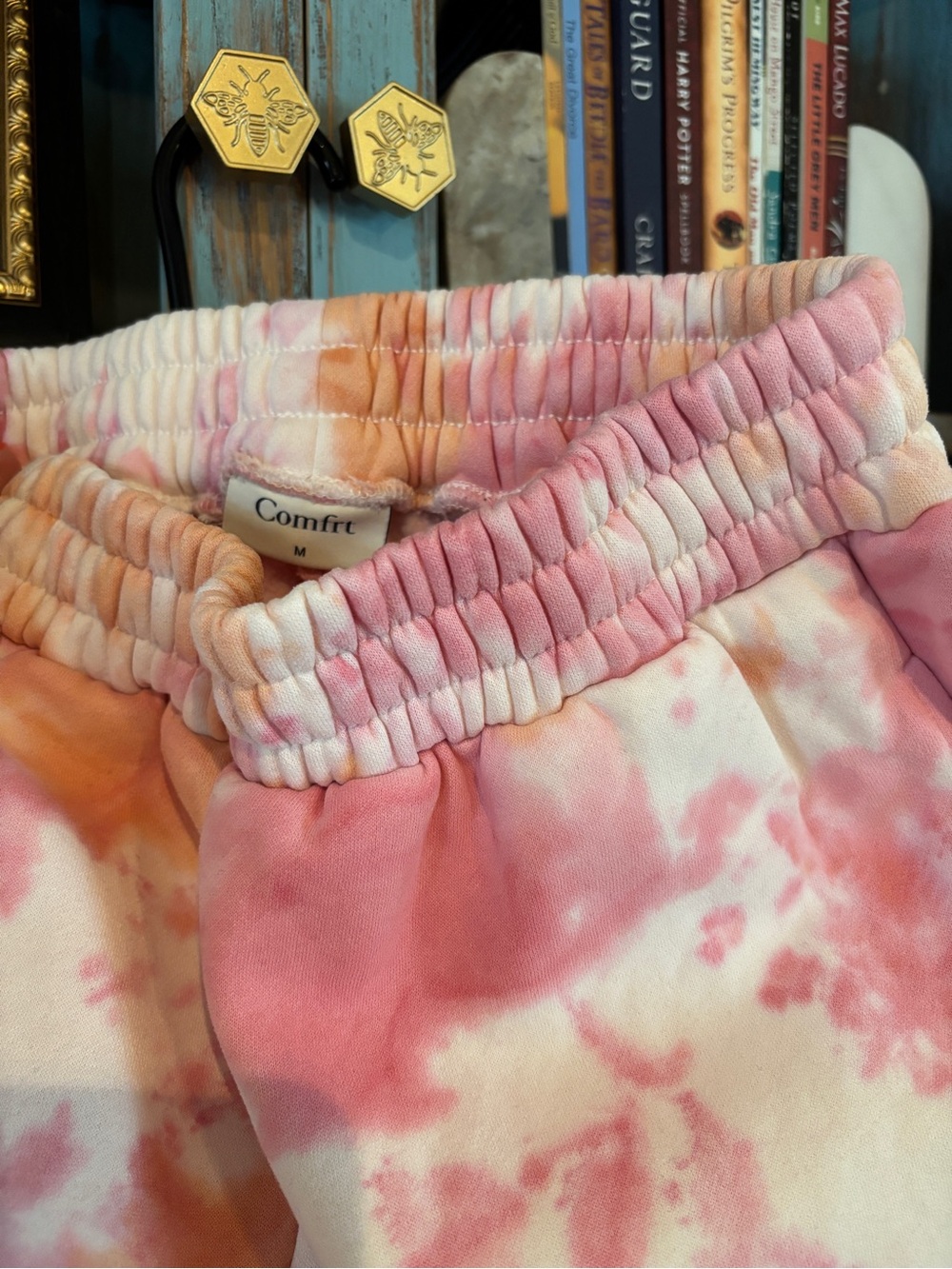 Set Comfrt Tie-Dye Hoodie & Jogger  - Pink/Orange - Picture 5 of 8